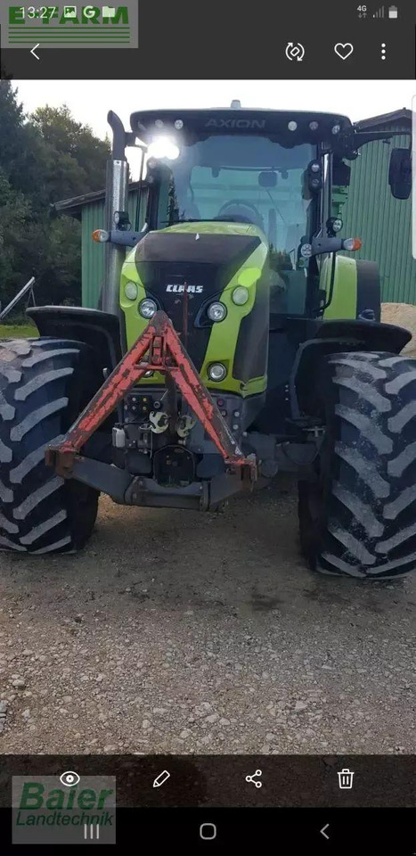 CLAAS axion 870 - Farm tractor: picture 1 CLAAS axion 870 - Farm tractor: picture 1