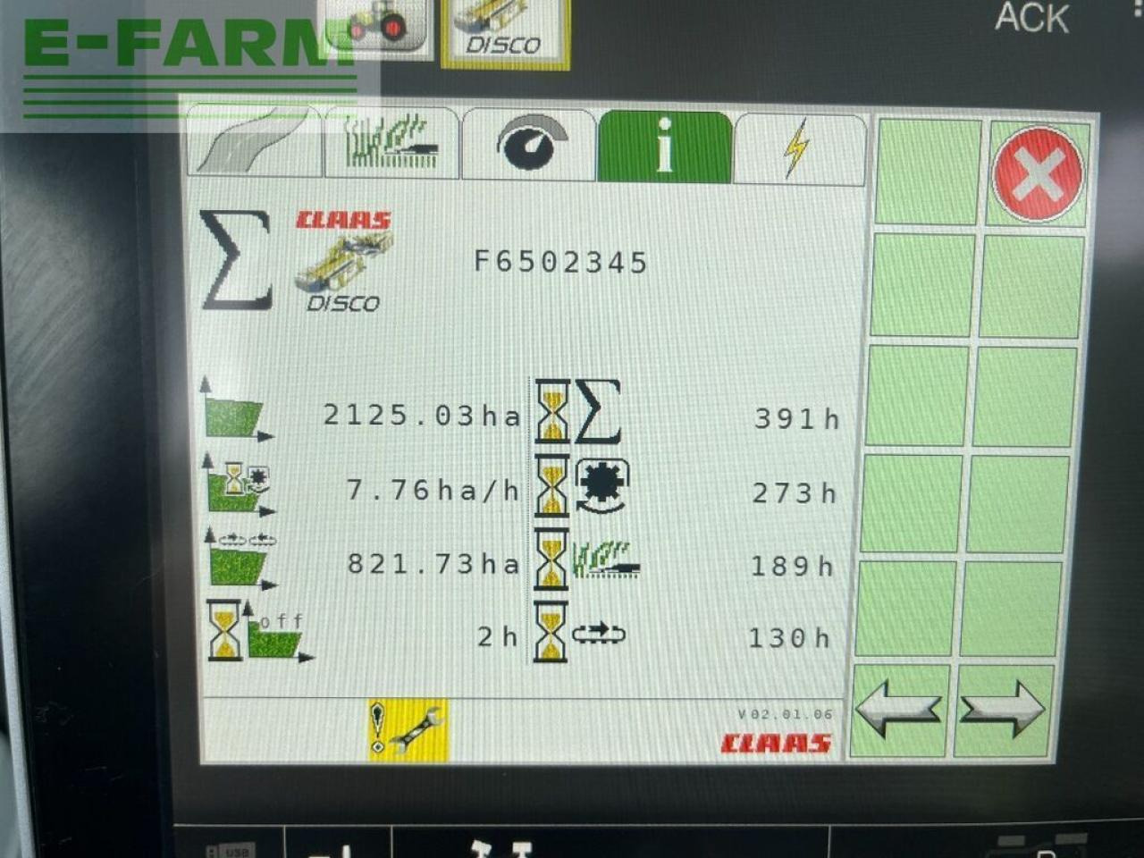 Mower CLAAS disco 9200 c as autoswather + disco 3200 fc prof: picture 23