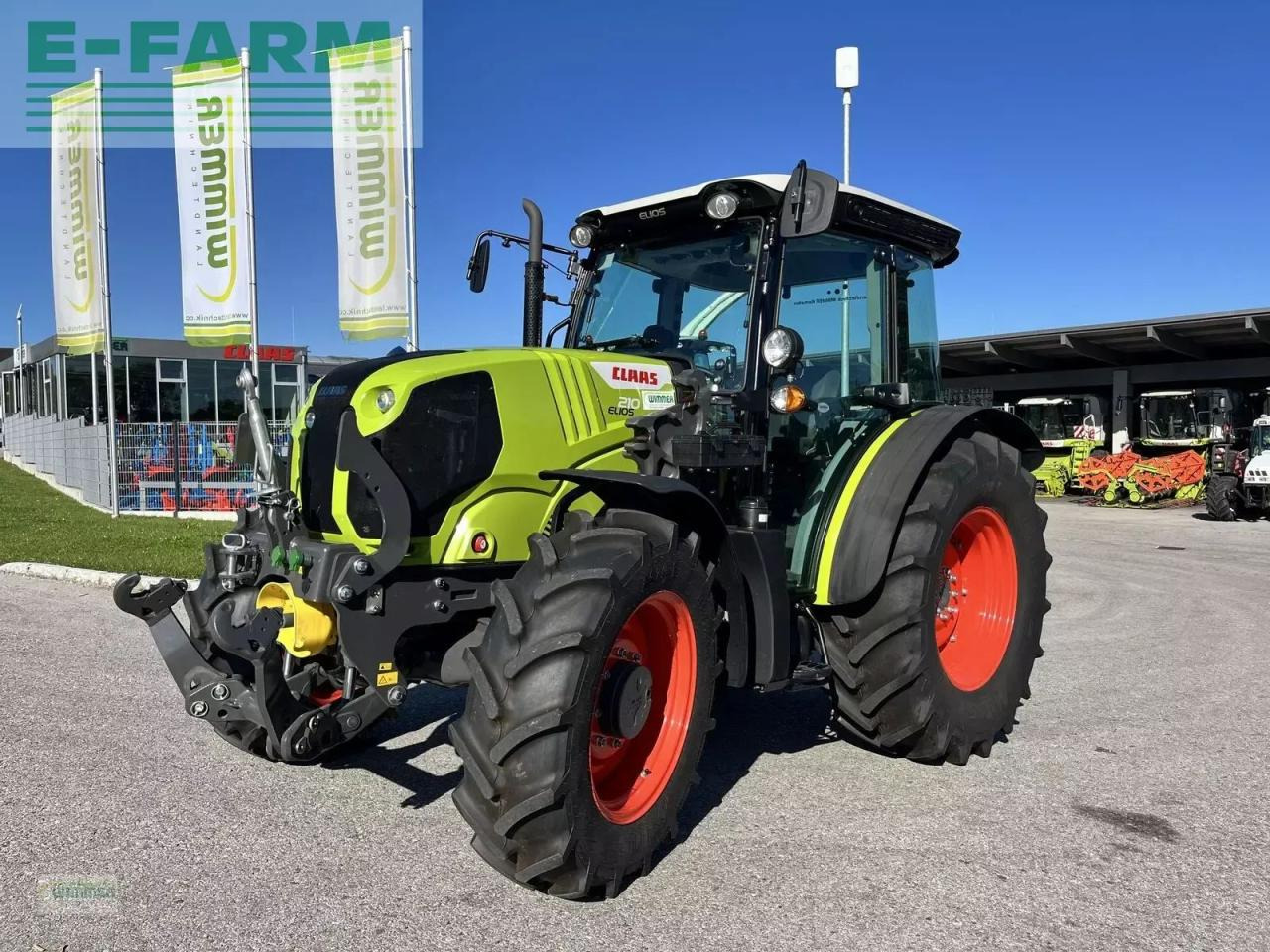 CLAAS elios 210 (kabine ohne glasdach) - Farm tractor: picture 2 CLAAS elios 210 (kabine ohne glasdach) - Farm tractor: picture 2