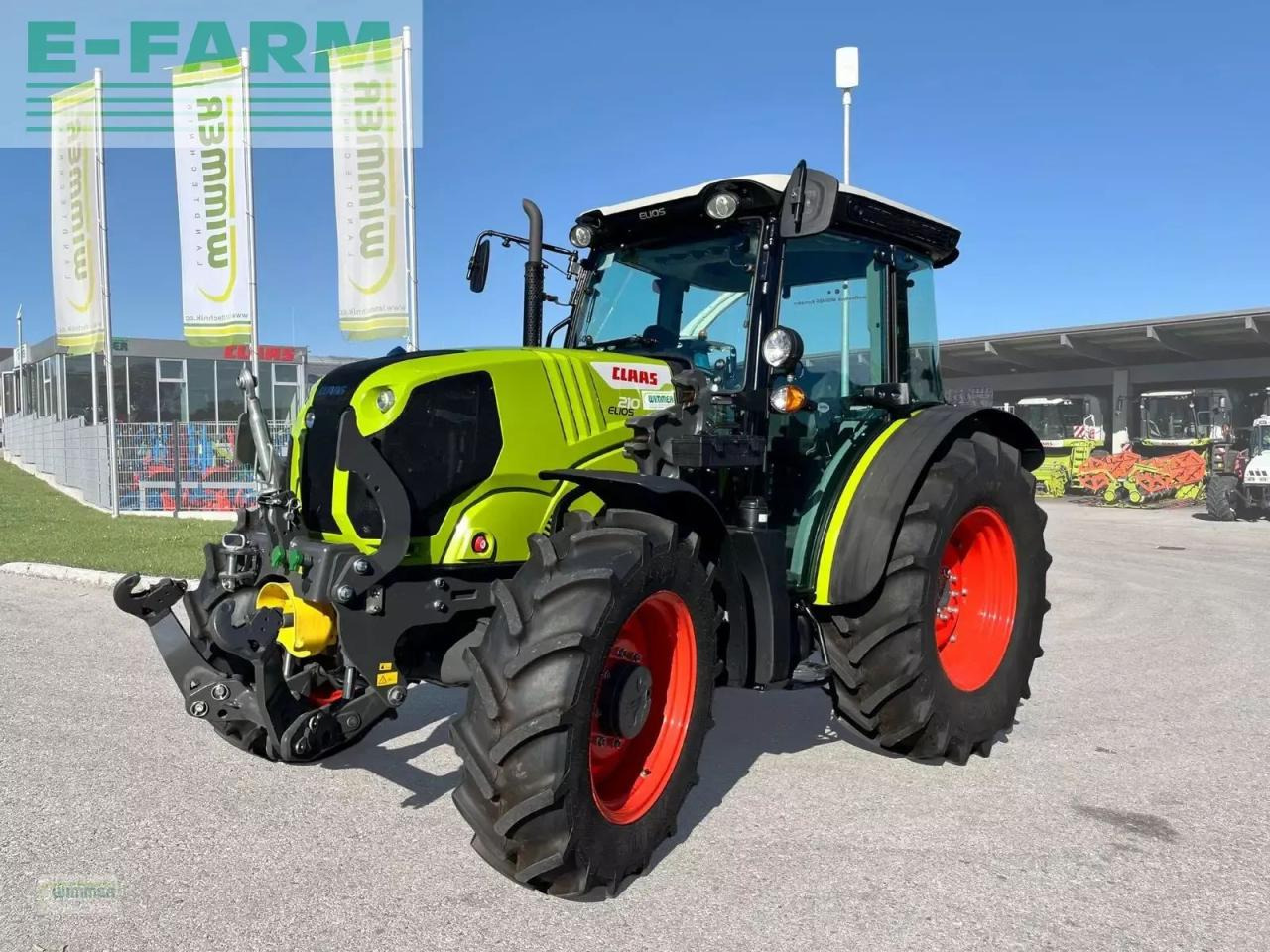 CLAAS elios 210 (kabine ohne glasdach) - Farm tractor: picture 1 CLAAS elios 210 (kabine ohne glasdach) - Farm tractor: picture 1
