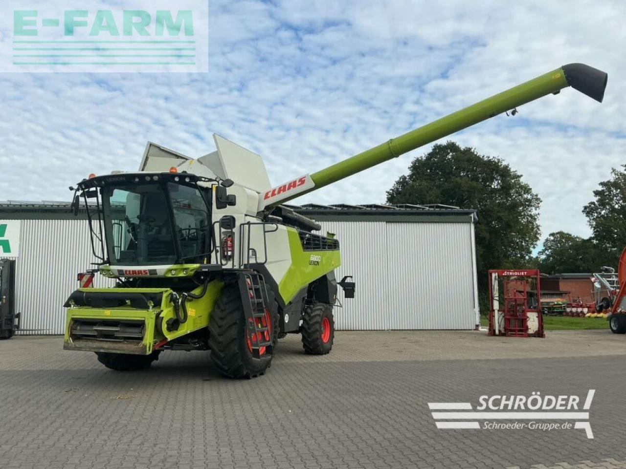 CLAAS lexion 6800 + vario 1080 (inkl. raps) - Combine harvester: picture 1 CLAAS lexion 6800 + vario 1080 (inkl. raps) - Combine harvester: picture 1