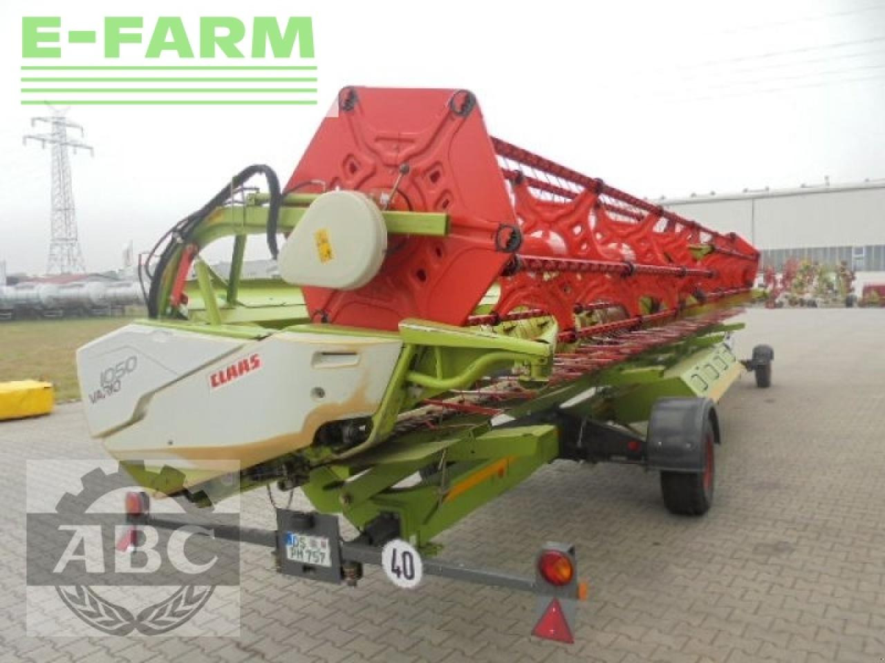 CLAAS vario 1050 - Combine header: picture 4 CLAAS vario 1050 - Combine header: picture 4
