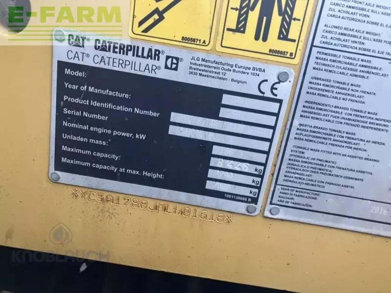 Telescopic handler Caterpillar th 407: picture 11