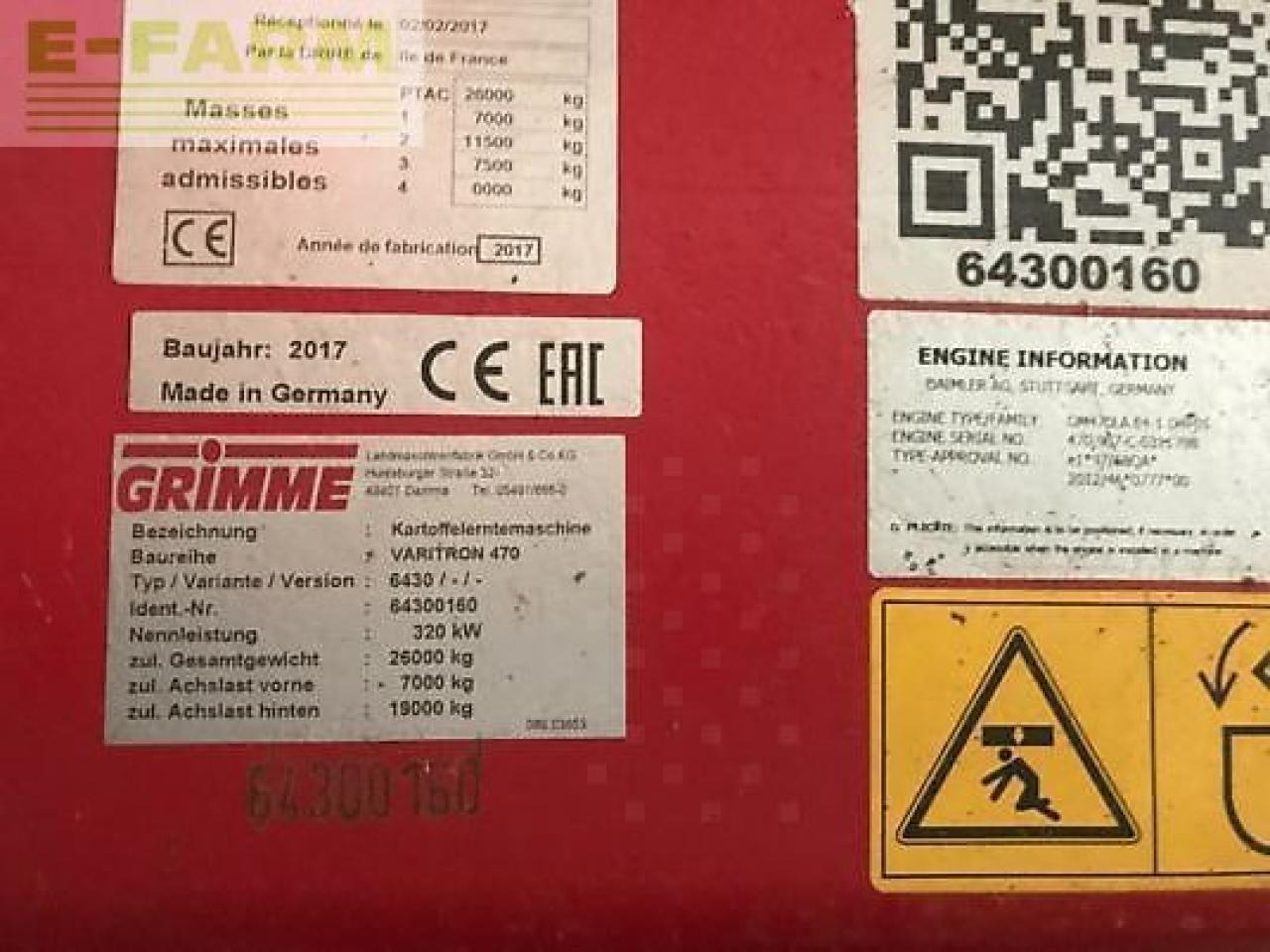 Grimme varitron 470 - Potato harvester: picture 5 Grimme varitron 470 - Potato harvester: picture 5