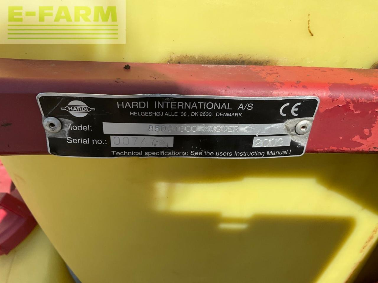 Trailed sprayer Hardi Master: picture 9