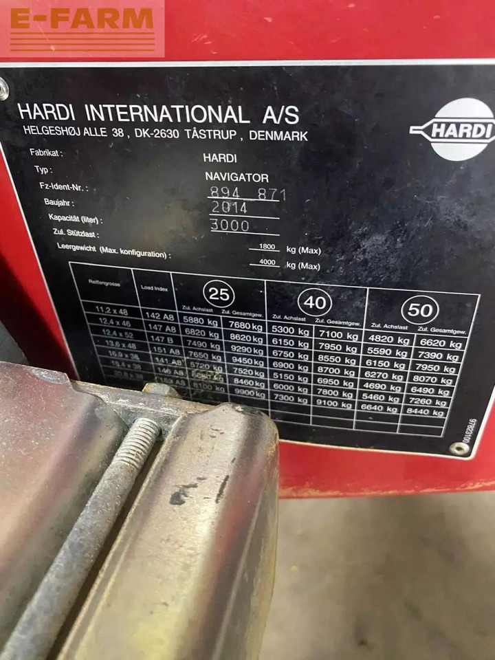 Trailed sprayer Hardi navigator 3000: picture 8