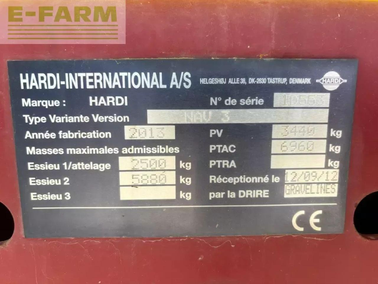 Hardi navigator 3000 - Trailed sprayer: picture 5 Hardi navigator 3000 - Trailed sprayer: picture 5