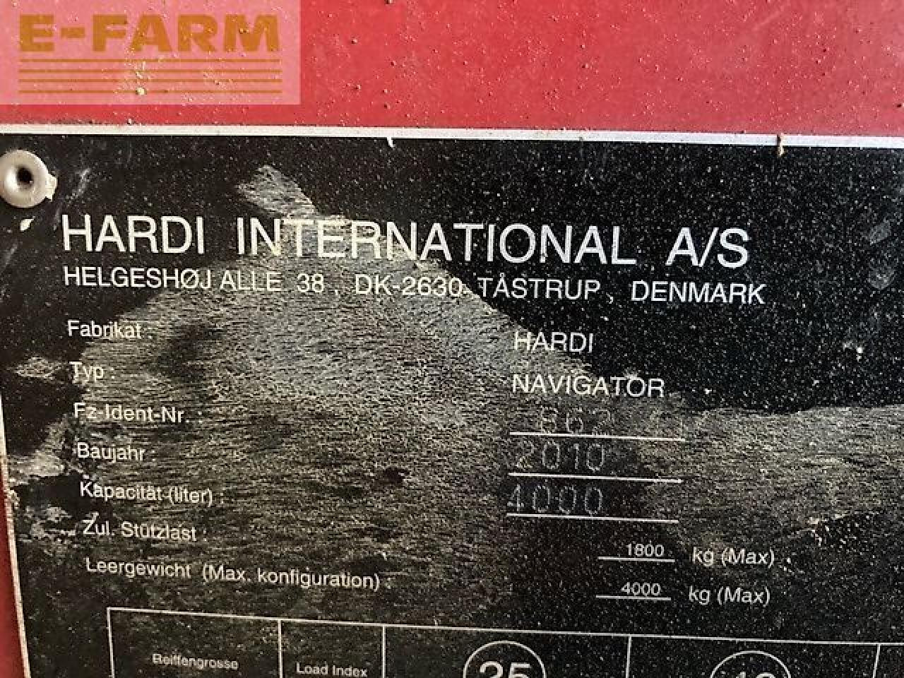 Hardi navigator 4000 - Trailed sprayer: picture 3 Hardi navigator 4000 - Trailed sprayer: picture 3