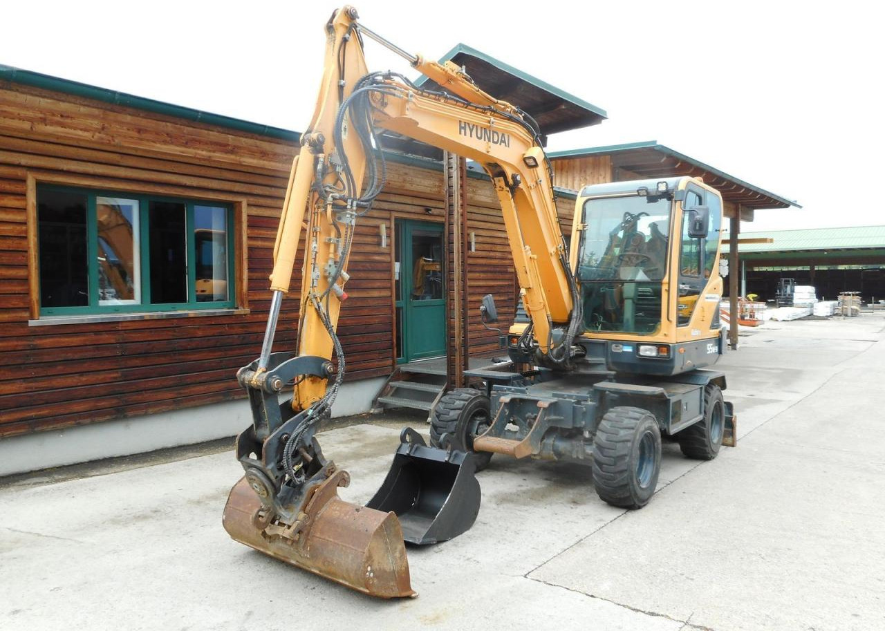Hyundai robex 55 w-9 ( 5.560kg ) powertilt + straßenzula - Mini excavator: picture 2 Hyundai robex 55 w-9 ( 5.560kg ) powertilt + straßenzula - Mini excavator: picture 2