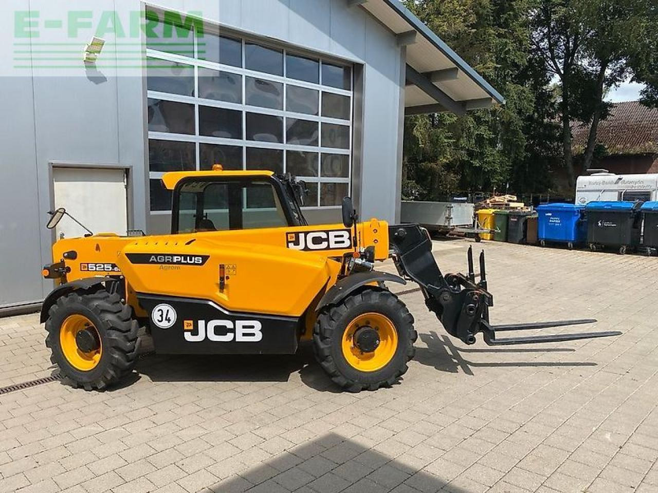 Telescopic handler JCB 525-60 agri plus teleskoplader kein kramer merlo manitou: picture 12