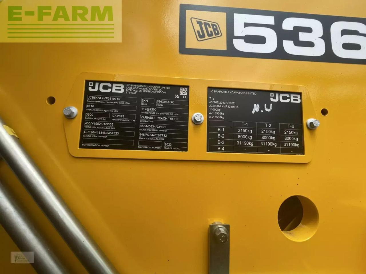 JCB 536-95 - Forklift: picture 4 JCB 536-95 - Forklift: picture 4