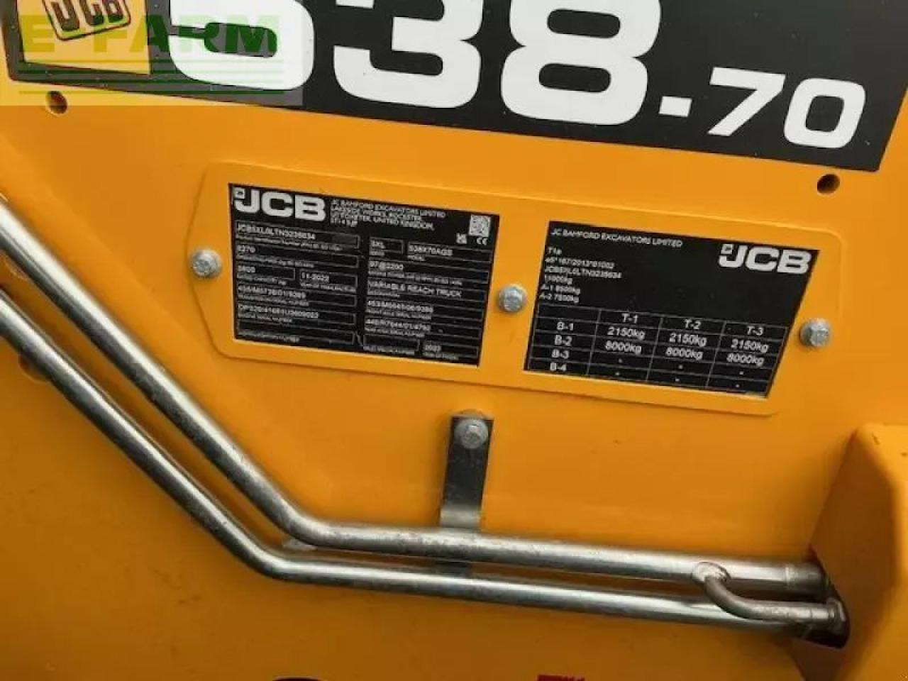 JCB 538.70agrisup - Telescopic handler: picture 5 JCB 538.70agrisup - Telescopic handler: picture 5