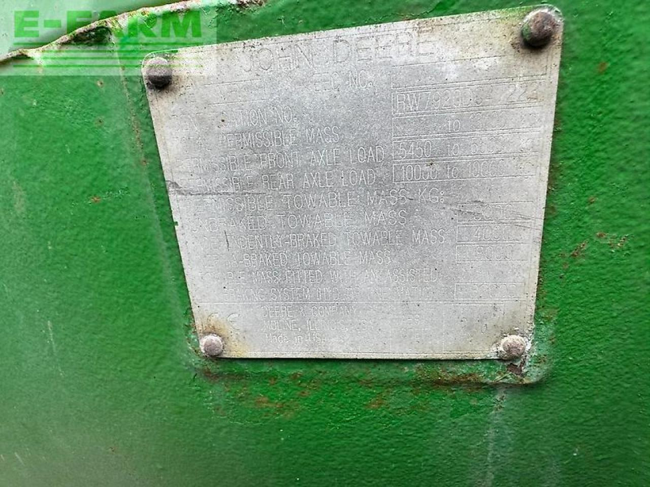 John Deere 7920 - Farm tractor: picture 5 John Deere 7920 - Farm tractor: picture 5