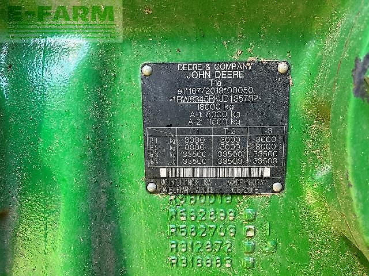 Farm tractor John Deere 8345r: picture 8
