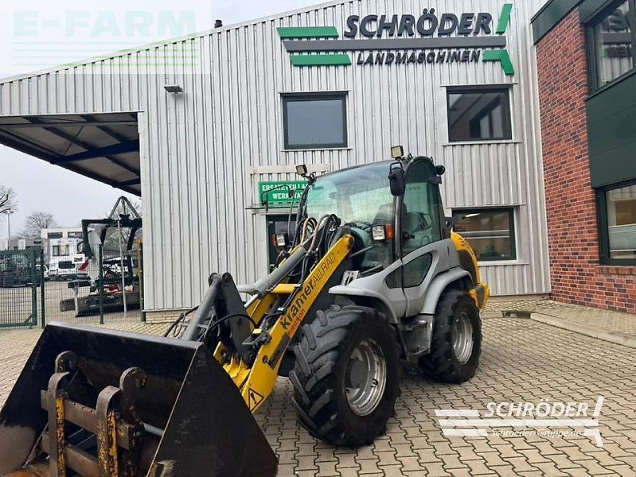 Kramer 380 allrad + schaufel + palettengabel - Mini excavator: picture 1 Kramer 380 allrad + schaufel + palettengabel - Mini excavator: picture 1