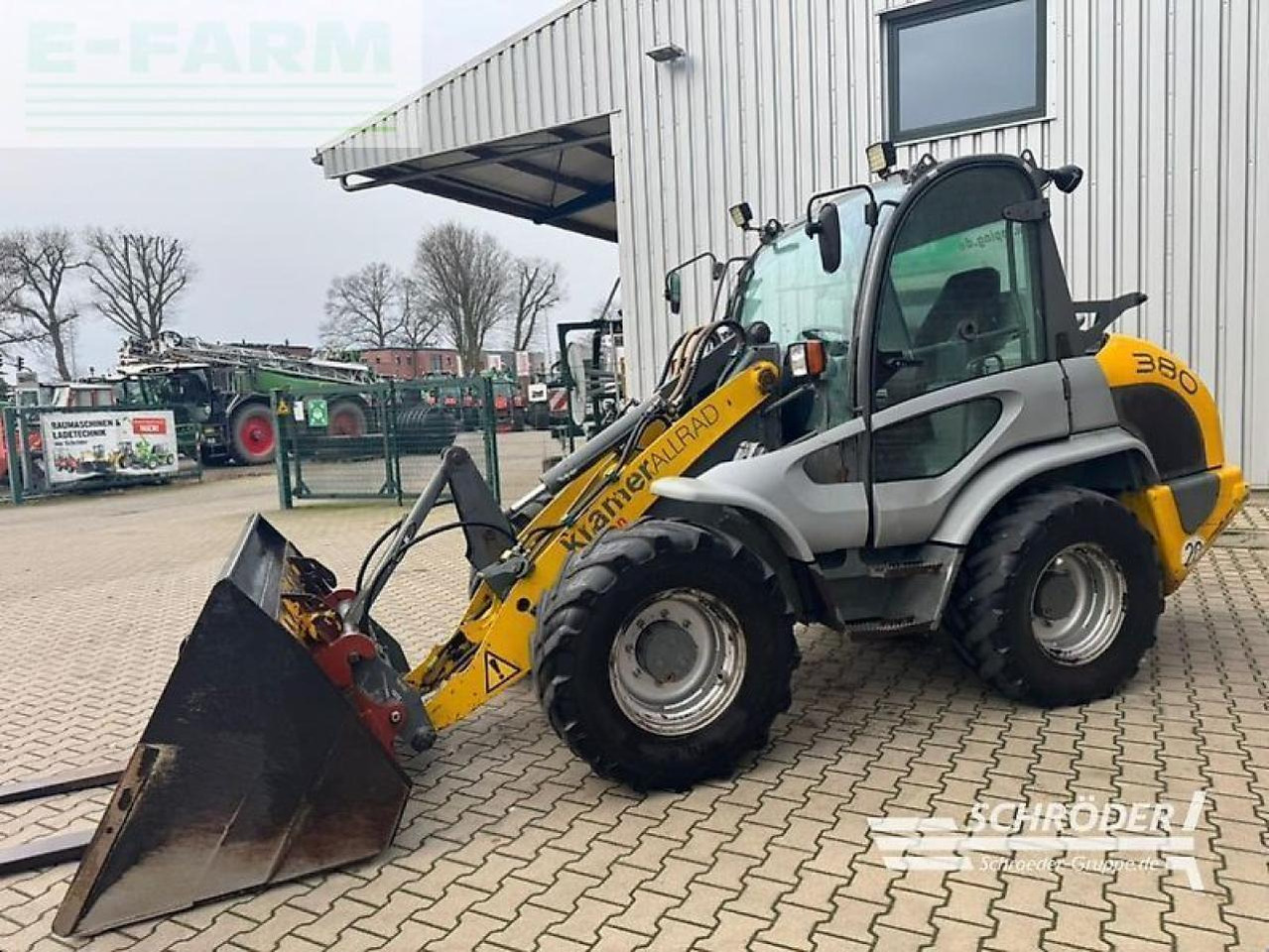 Kramer 380 allrad + schaufel + palettengabel - Mini excavator: picture 4 Kramer 380 allrad + schaufel + palettengabel - Mini excavator: picture 4