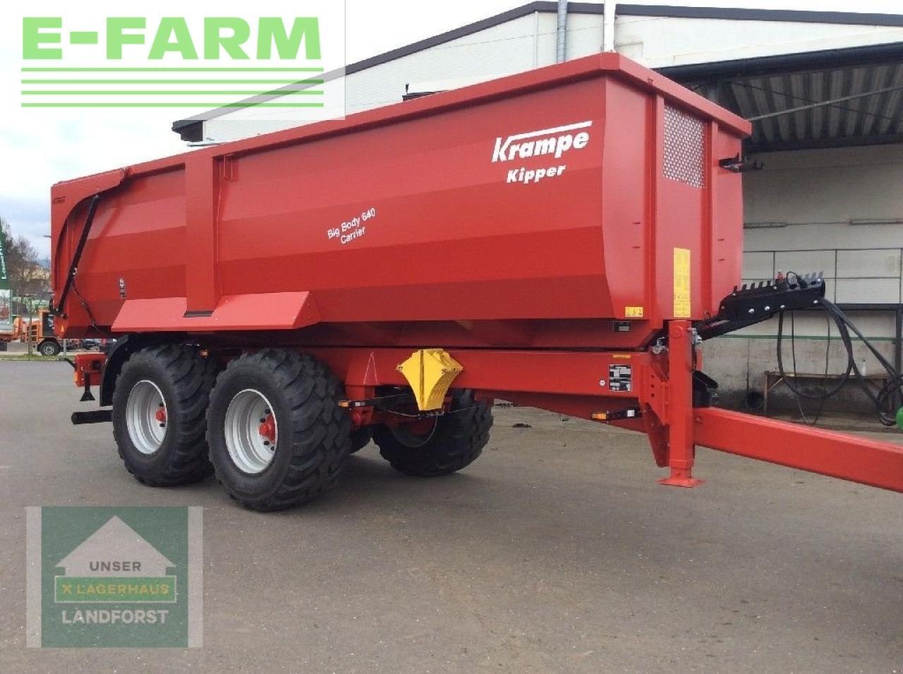 Krampe big body 640 - Farm tipping trailer/ Dumper: picture 1 Krampe big body 640 - Farm tipping trailer/ Dumper: picture 1