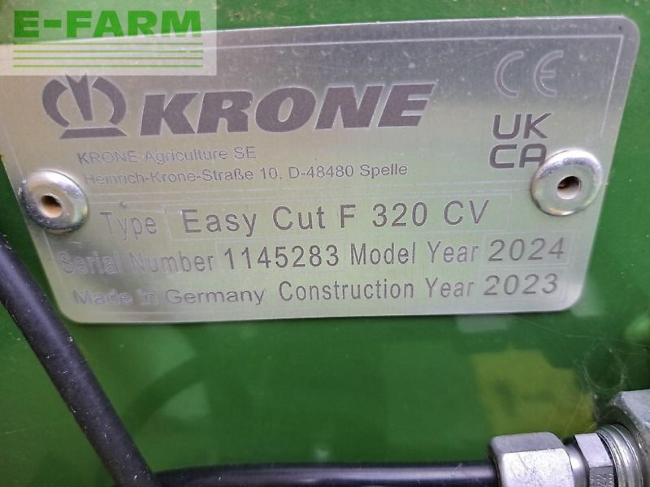 Krone easy cut f 320 cv - Mower: picture 5 Krone easy cut f 320 cv - Mower: picture 5