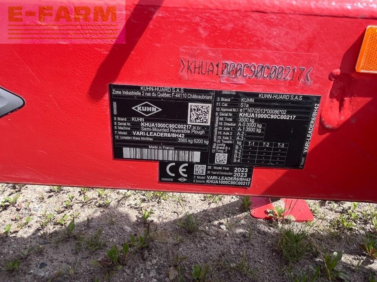 Kuhn vari-leader 7eh - Plow: picture 2 Kuhn vari-leader 7eh - Plow: picture 2