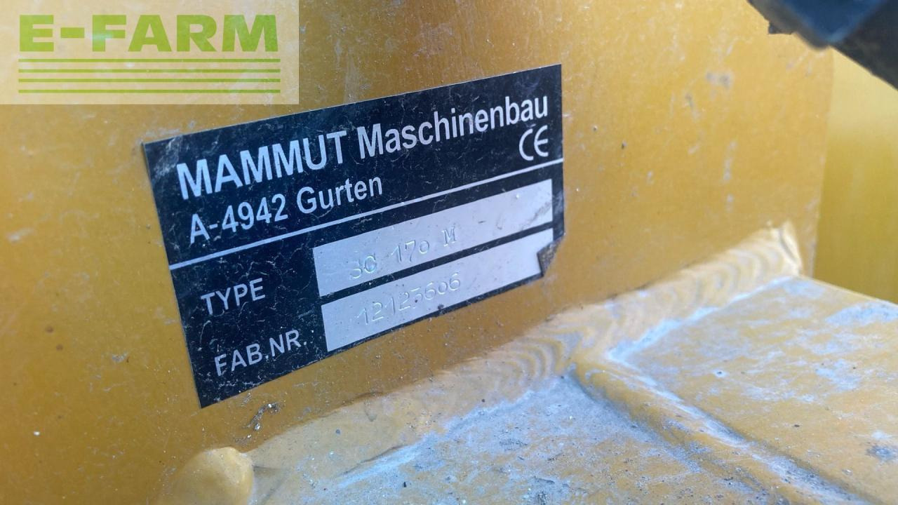 Mammut SC 170 M - Silage equipment: picture 2 Mammut SC 170 M - Silage equipment: picture 2