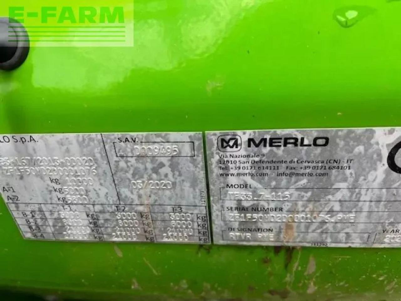 Merlo tf33.7-115 - Telescopic handler: picture 4 Merlo tf33.7-115 - Telescopic handler: picture 4