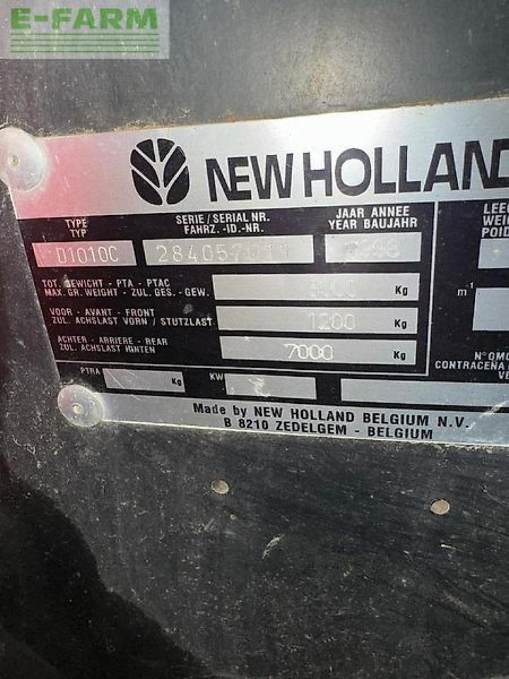 New Holland d1010 - Square baler: picture 5 New Holland d1010 - Square baler: picture 5