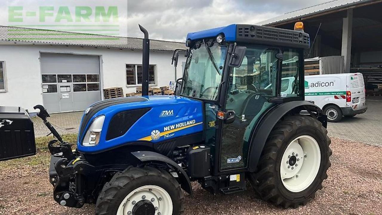 New Holland t 4.100 f schmalspur obstbau weinbau F - Farm tractor: picture 1 New Holland t 4.100 f schmalspur obstbau weinbau F - Farm tractor: picture 1