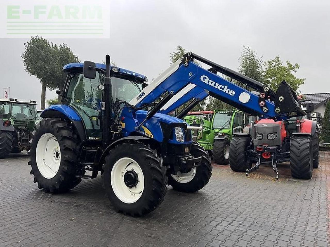 New Holland t6020 elite + quicke q55 Elite - Farm tractor: picture 4 New Holland t6020 elite + quicke q55 Elite - Farm tractor: picture 4