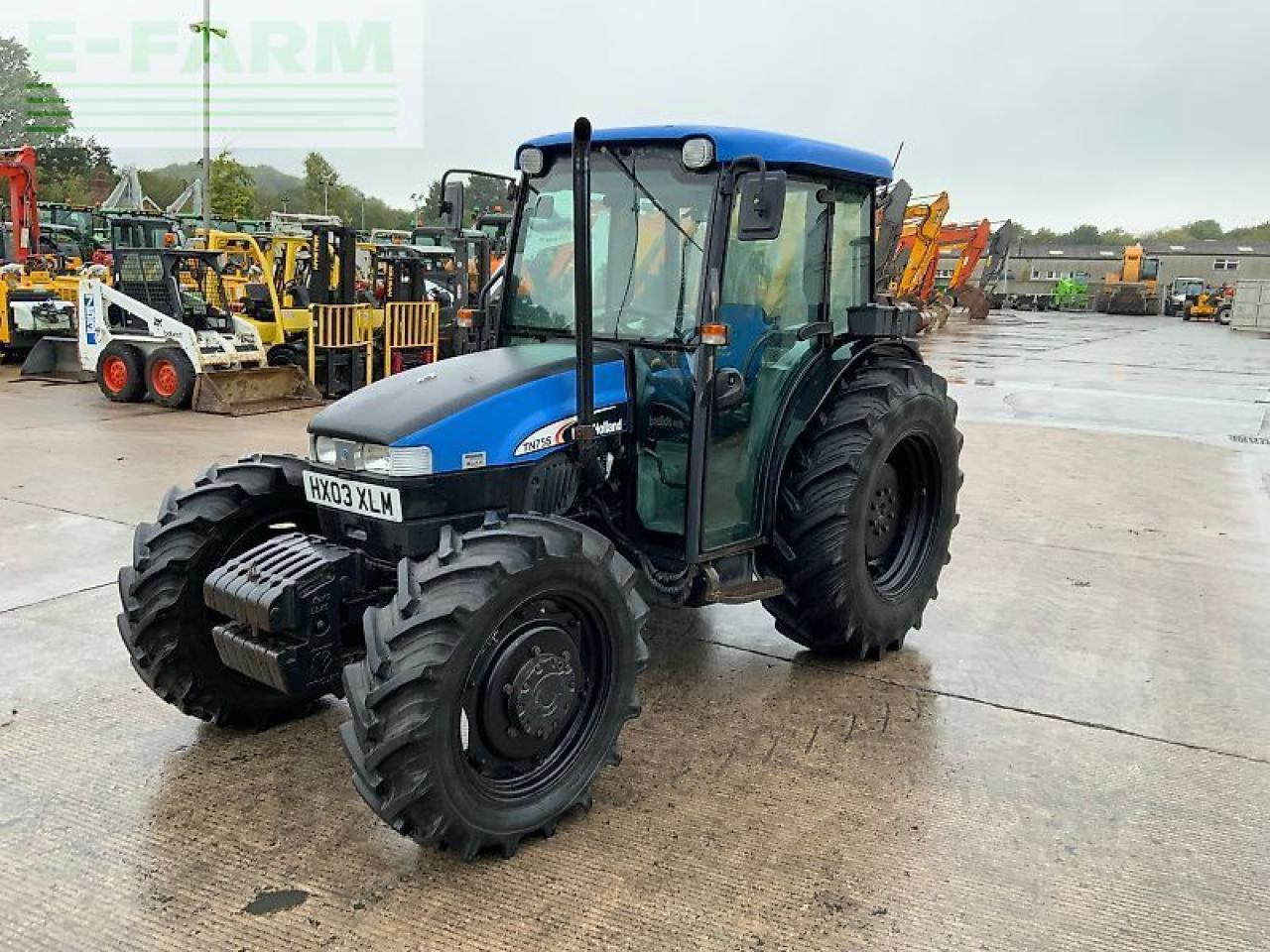 New Holland tn75s super steer tractor (st24490) S - Farm tractor: picture 4 New Holland tn75s super steer tractor (st24490) S - Farm tractor: picture 4