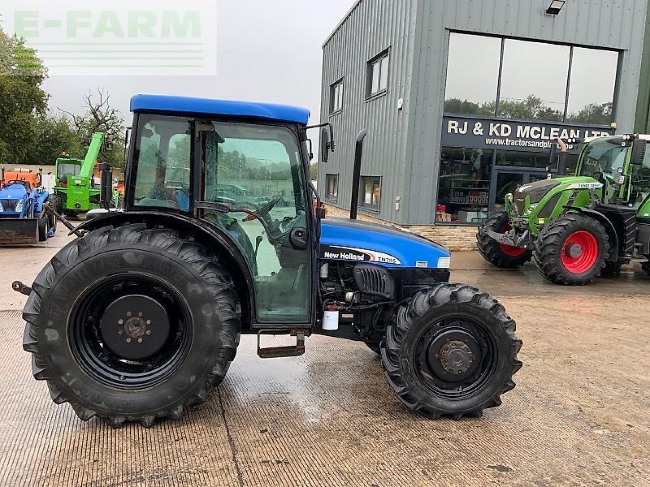 New Holland tn75s super steer tractor (st24490) S - Farm tractor: picture 1 New Holland tn75s super steer tractor (st24490) S - Farm tractor: picture 1