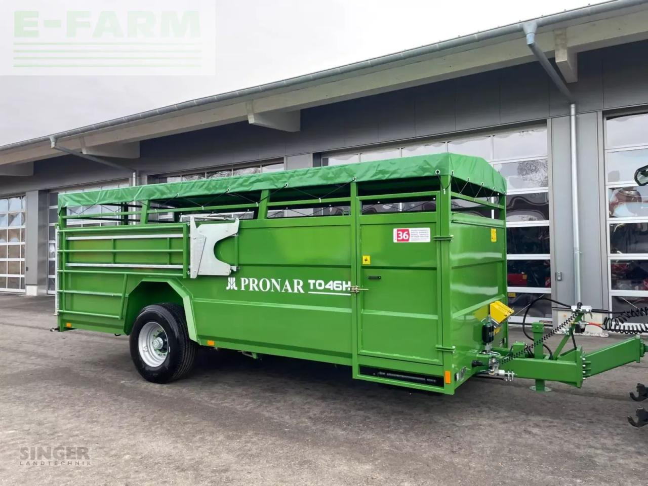 Pronar t046 h - Livestock trailer: picture 1 Pronar t046 h - Livestock trailer: picture 1