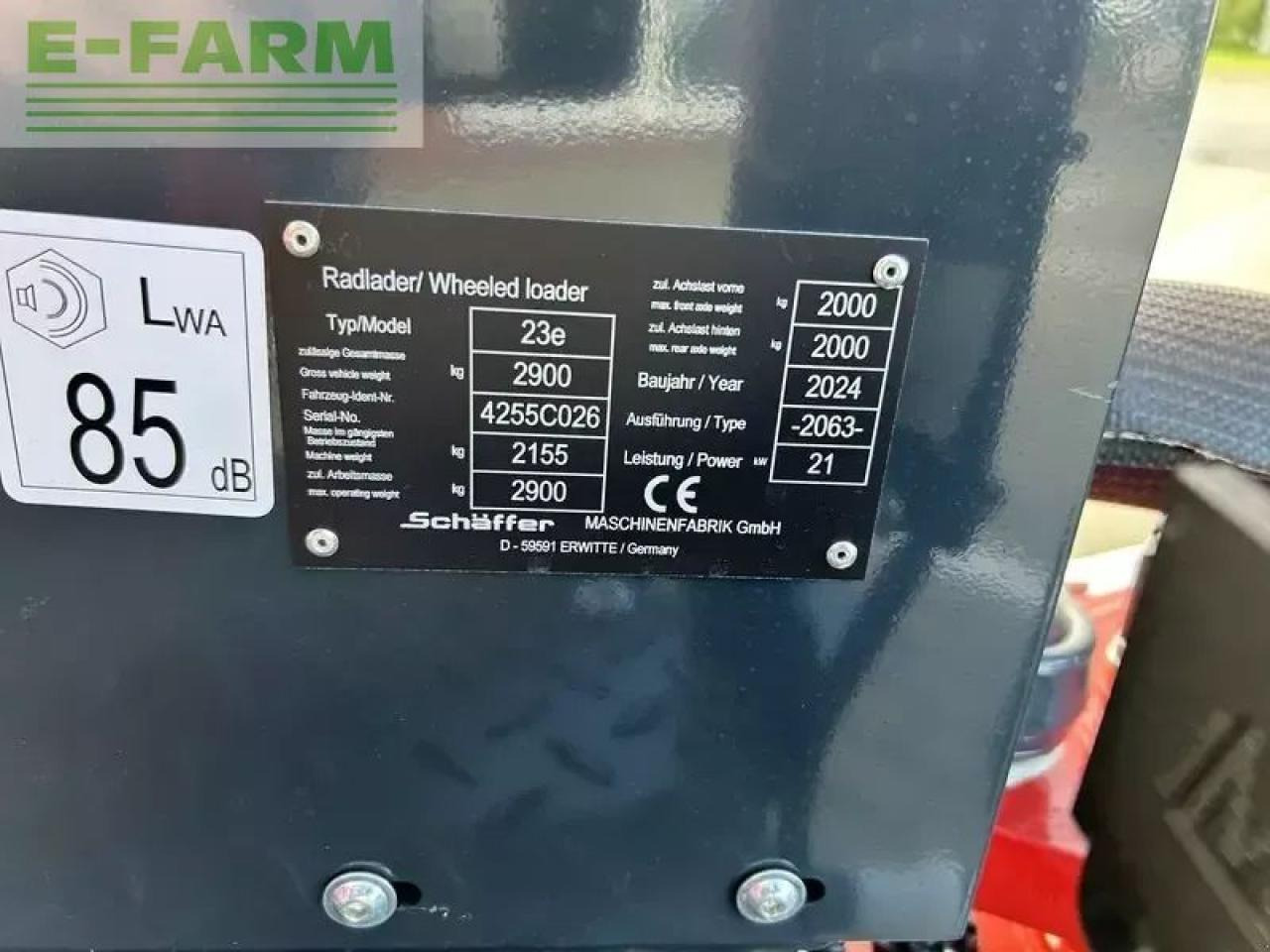 Mini excavator Schäffer 23 e: picture 7