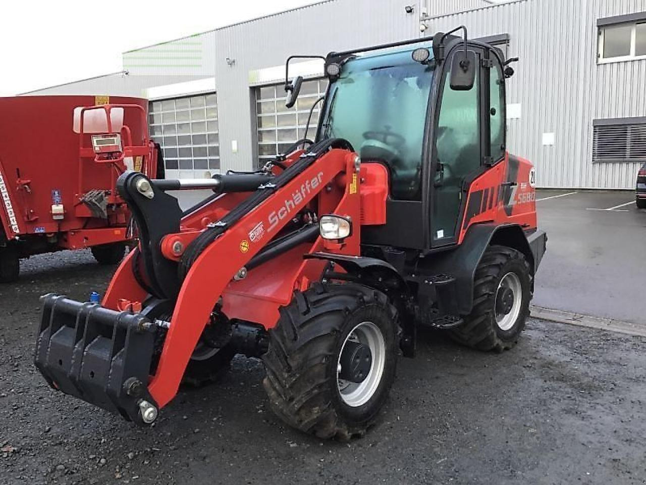 Schäffer hoflader schäffer 5680 z - Mini excavator: picture 1 Schäffer hoflader schäffer 5680 z - Mini excavator: picture 1