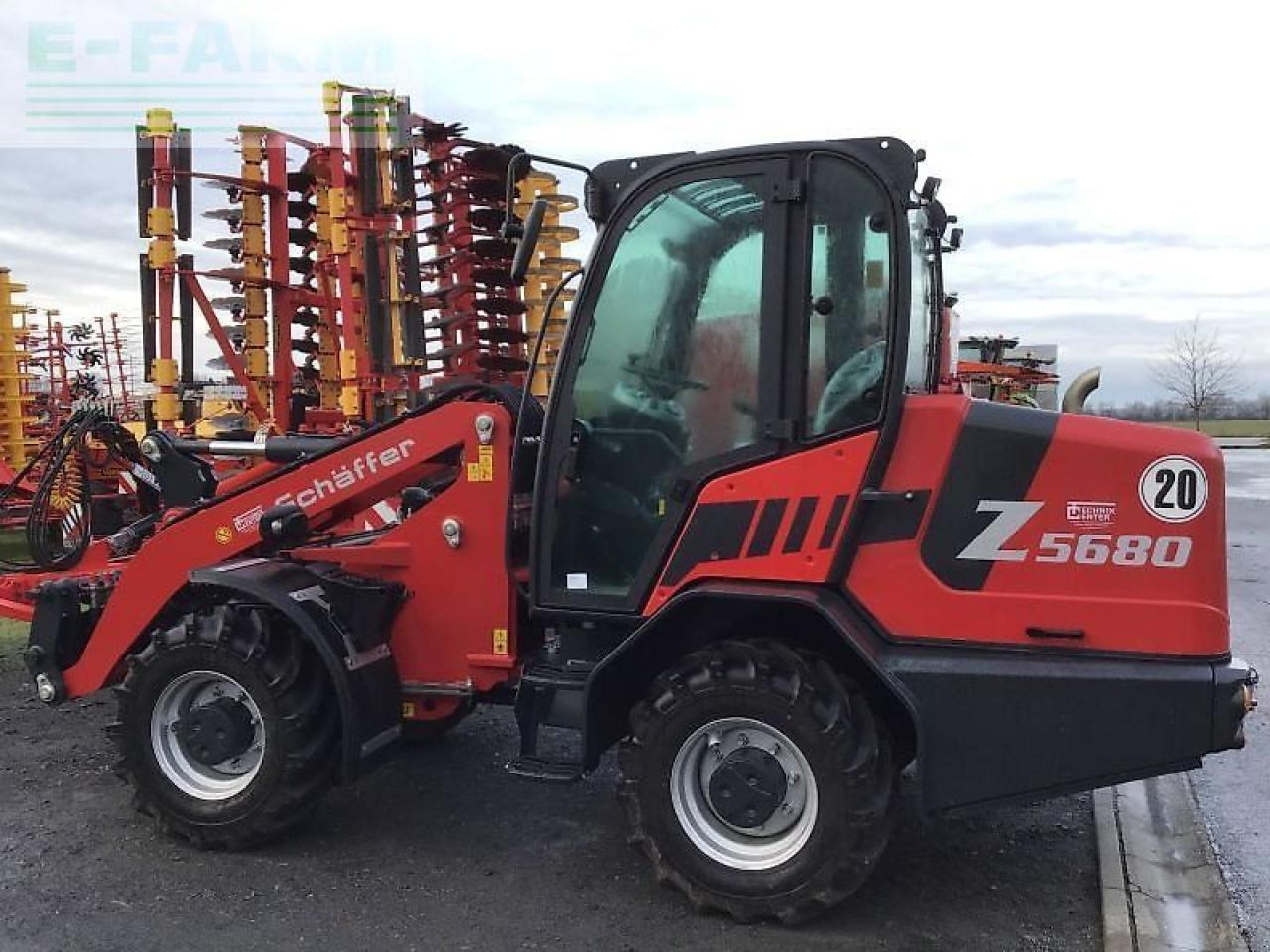 Schäffer hoflader schäffer 5680 z - Mini excavator: picture 2 Schäffer hoflader schäffer 5680 z - Mini excavator: picture 2