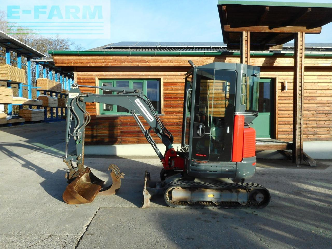 Takeuchi tb23 ( 2.670kg ) hydr. sw + 2 löffel - Mini excavator: picture 1 Takeuchi tb23 ( 2.670kg ) hydr. sw + 2 löffel - Mini excavator: picture 1