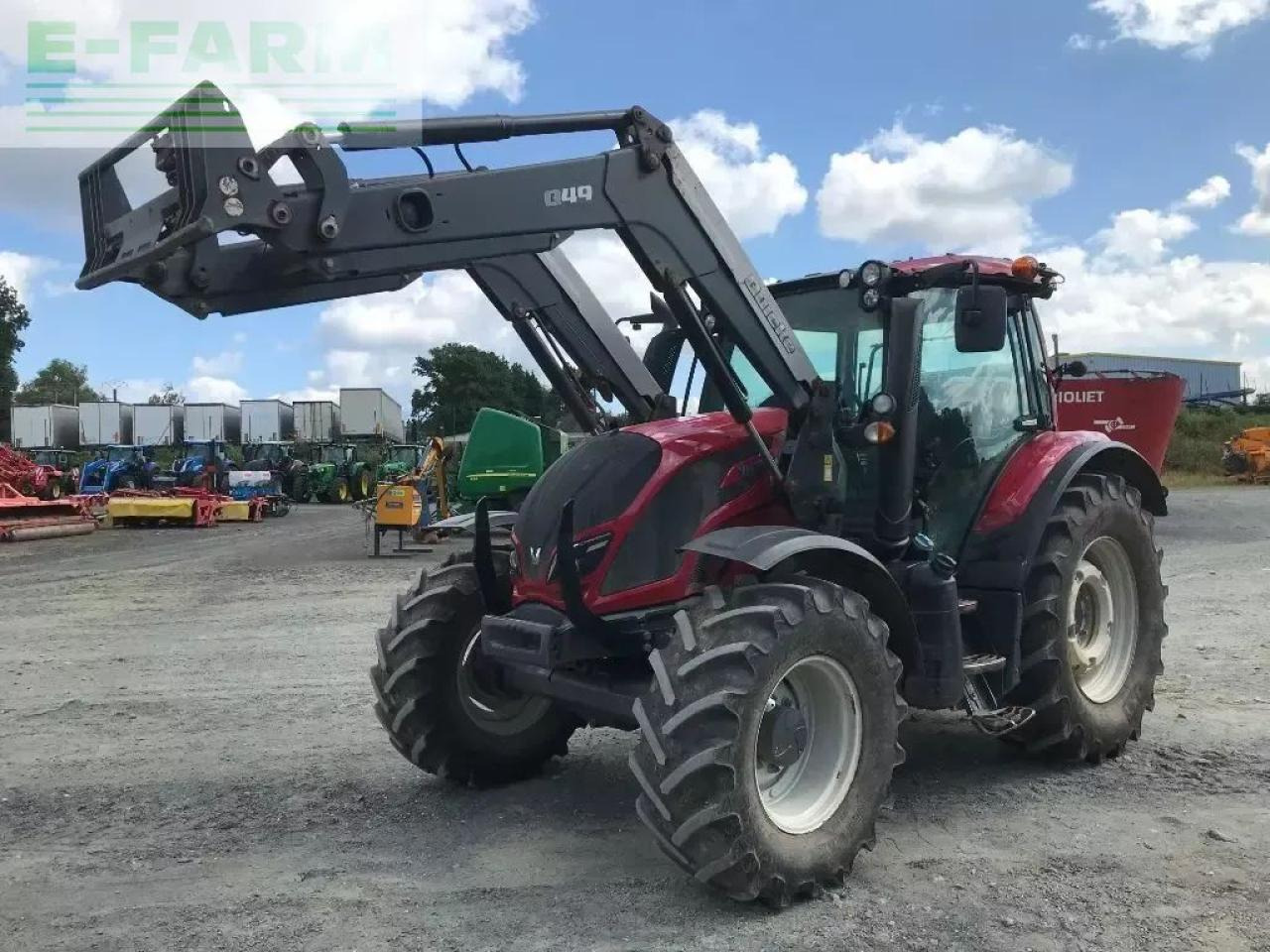 Valtra n 104 hitech HiTech - Farm tractor: picture 1 Valtra n 104 hitech HiTech - Farm tractor: picture 1