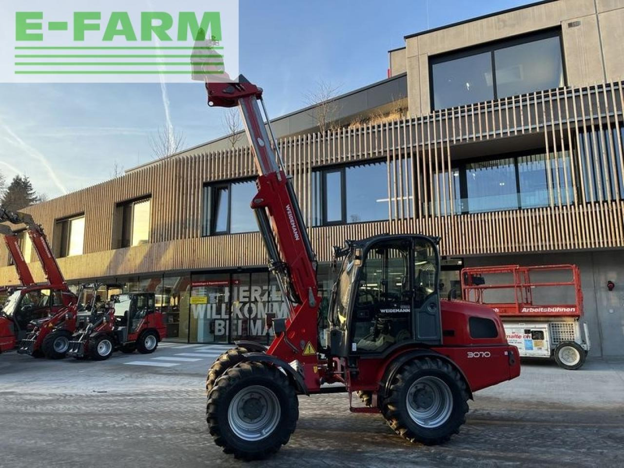 Weidemann 3070cx80 teleradlader 3100h, 30km/h 100l hydr. - Telescopic wheel loader: picture 4 Weidemann 3070cx80 teleradlader 3100h, 30km/h 100l hydr. - Telescopic wheel loader: picture 4