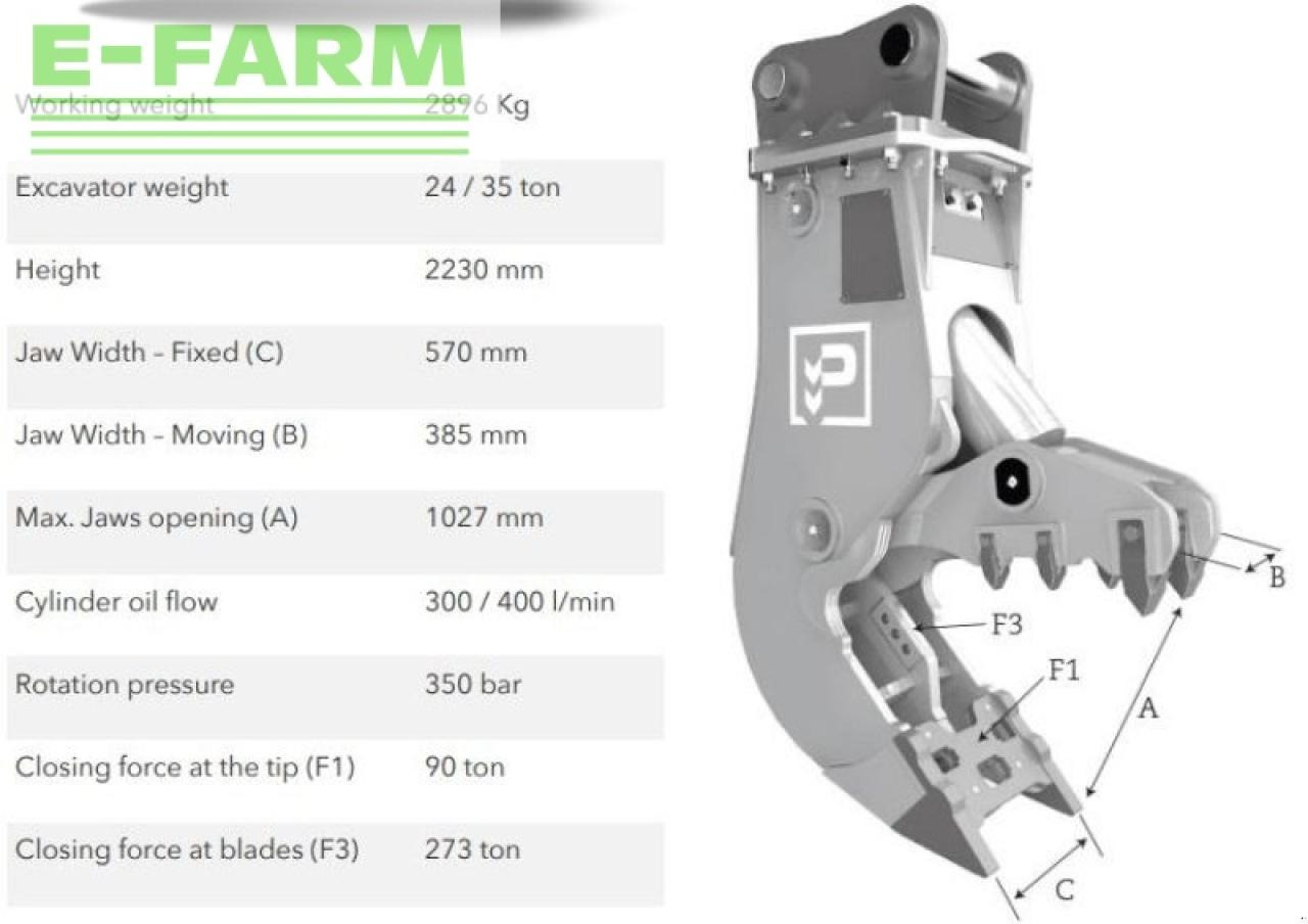 Cf280 - Demolition shears for Construction machinery: picture 2 Cf280 - Demolition shears for Construction machinery: picture 2