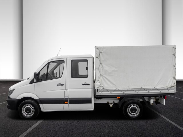 Curtain side van, Combi van MERCEDES-BENZ Sprinter 311 CDI DOKA Pritsche,AHK,Standheizung: picture 17