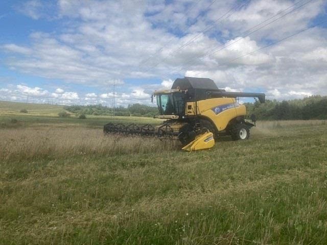 New Holland CR 980 1050er hjul og 30Fod 4 hjulstræk - Combine harvester: picture 1 New Holland CR 980 1050er hjul og 30Fod 4 hjulstræk - Combine harvester: picture 1