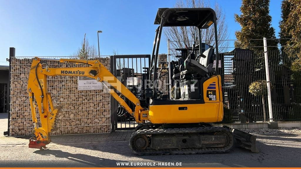 Komatsu Minibagger PC 16 R-3HS, Schnellwechsler MS01 - Mini excavator: picture 2 Komatsu Minibagger PC 16 R-3HS, Schnellwechsler MS01 - Mini excavator: picture 2