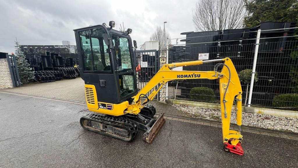 Komatsu PC 16 R-3HS, Minibagger mit Schnellwechsler MS 01 - Mini excavator: picture 1 Komatsu PC 16 R-3HS, Minibagger mit Schnellwechsler MS 01 - Mini excavator: picture 1