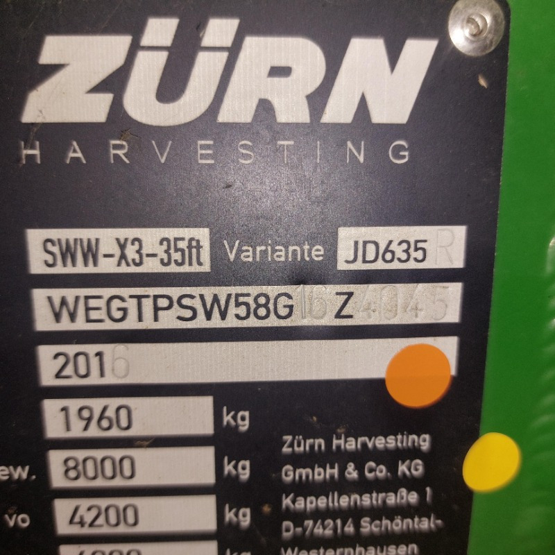 Zürn 635 Premium Flow - Combine harvester: picture 4 Zürn 635 Premium Flow - Combine harvester: picture 4