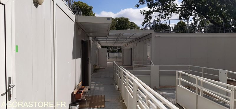Bâtiment modulaire Cougnaud gris - 148 m2 - 2022 - Construction container: picture 2 Bâtiment modulaire Cougnaud gris - 148 m2 - 2022 - Construction container: picture 2