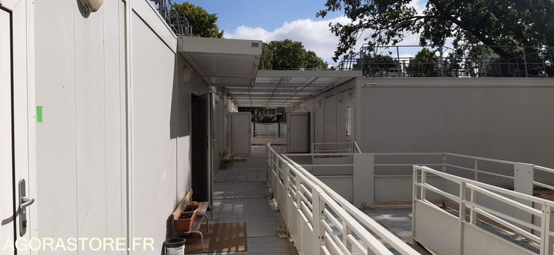 Bâtiment modulaire gris Cougnaud - 310 m2 -2020 - Construction container: picture 1 Bâtiment modulaire gris Cougnaud - 310 m2 -2020 - Construction container: picture 1