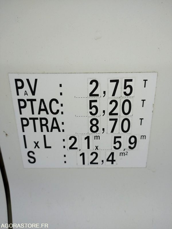 CAMION BENNE IVECO - EY413YY - 142000km - Tipper van: picture 3 CAMION BENNE IVECO - EY413YY - 142000km - Tipper van: picture 3