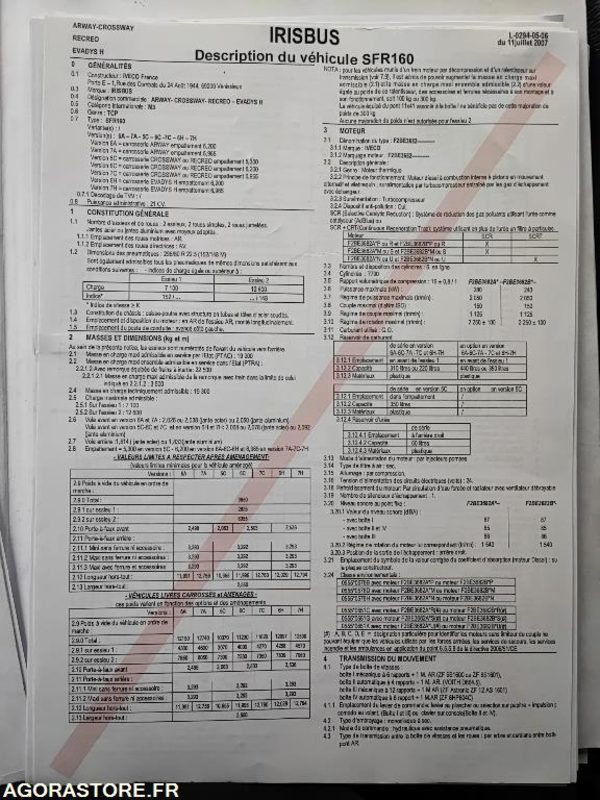CAR - IVECO - CROSSWAY - 2007 / 508763 KM - BR256LX - 073340 - School bus: picture 5 CAR - IVECO - CROSSWAY - 2007 / 508763 KM - BR256LX - 073340 - School bus: picture 5