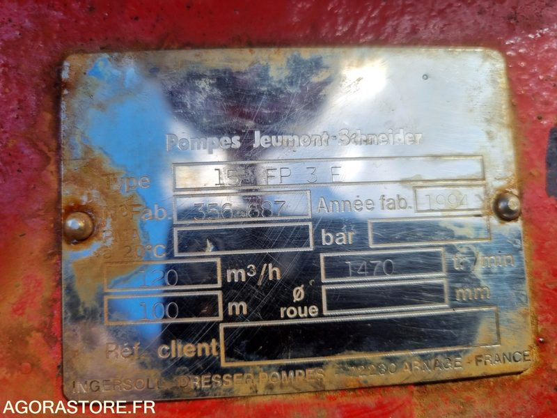 MOTO POMPE ELECTRIQUE 120 M3 HEURE - Tool/ Equipment: picture 2 MOTO POMPE ELECTRIQUE 120 M3 HEURE - Tool/ Equipment: picture 2