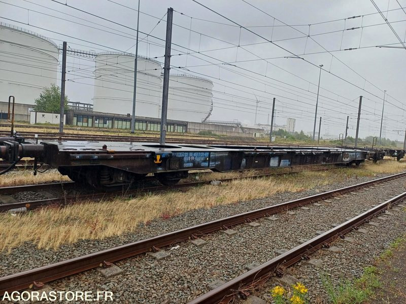 Wagon plat intermodal type Sggnss – modèle 6432B0-4, 72 pieds - 2004 (ref 1488) - Other machinery: picture 1 Wagon plat intermodal type Sggnss – modèle 6432B0-4, 72 pieds - 2004 (ref 1488) - Other machinery: picture 1