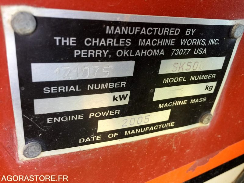 PORTE OUTILS à chenilles DITCH WITCH SK500 leasing PORTE OUTILS à chenilles DITCH WITCH SK500: picture 9